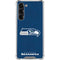 NFL Seattle Seahawks Distressed Galaxy S24 FE Clear Case